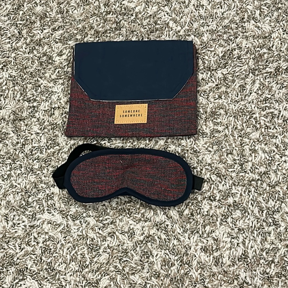 Delta One Cloth Travel Case and Eye Mask